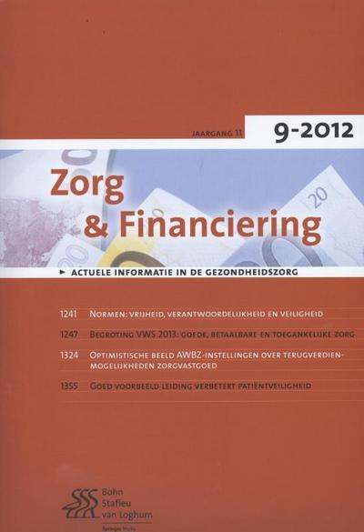 Zorg & Financiering - nr. 9-2012