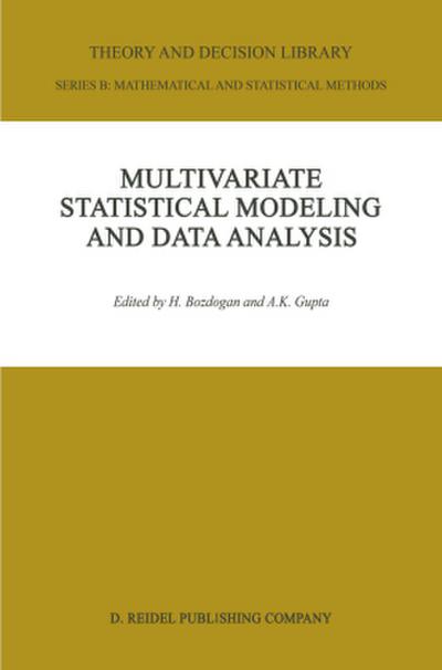 Multivariate Statistical Modeling and Data Analysis