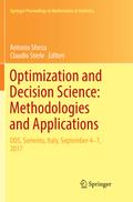 Optimization and Decision Science: Methodologies a