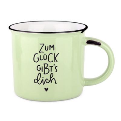 Becher Vintage Zum Glück gibt’s dich