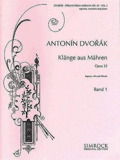 Klänge aus Mähren op.32 Band 1für Sopran, Alt und Klavier (dt/ts/en)