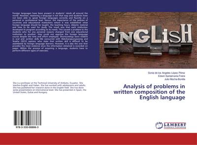 Analysis of problems in written composition of the English language