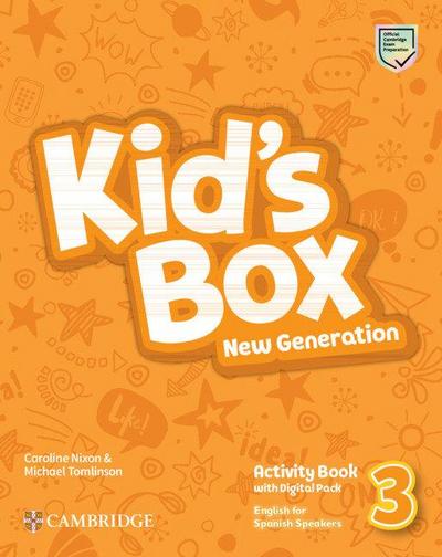 Kid’s Box New Generation Level 3 Activity Book with Home Booklet and Digital Pack English for Spanish Speakers