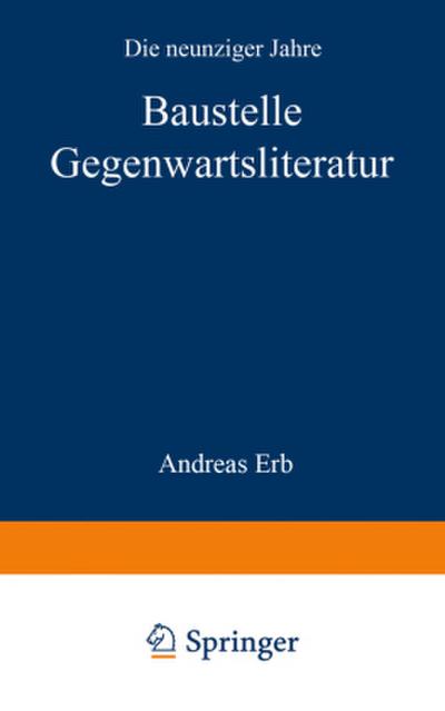 Baustelle Gegenwartsliteratur
