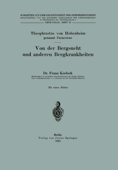 Von der Bergsucht und anderen Bergkrankheiten