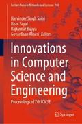 Innovations in Computer Science and Engineering