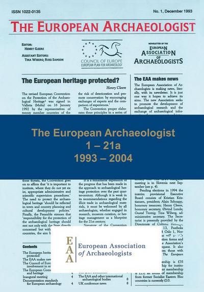 The European Archaeologist: 1 - 21a