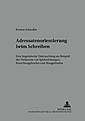 Adressatenorientierung beim Schreiben