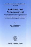 Leiharbeit und Verfassungsrecht