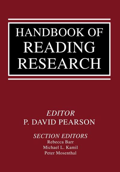Handbook of Reading Research