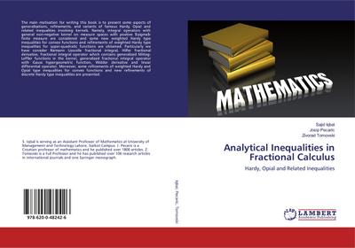 Analytical Inequalities in Fractional Calculus