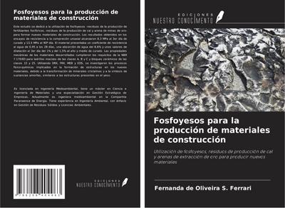 Fosfoyesos para la producción de materiales de construcción