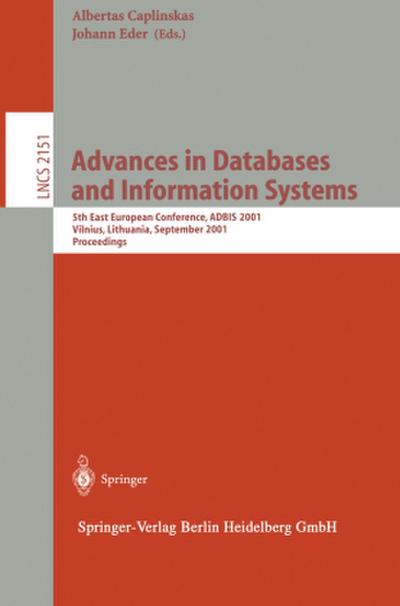 Advances in Databases and Information Systems