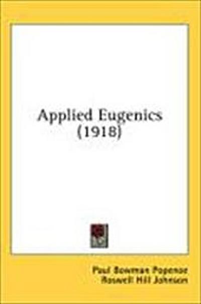 Applied Eugenics (1918)