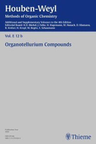 Houben-Weyl Methods of Organic Chemistry Vol. E 12b, 4th Edition Supplement