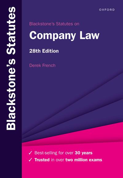 Blackstone’s Statutes on Company Law