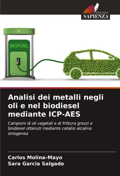 Analisi dei metalli negli oli e nel biodiesel mediante ICP-AES