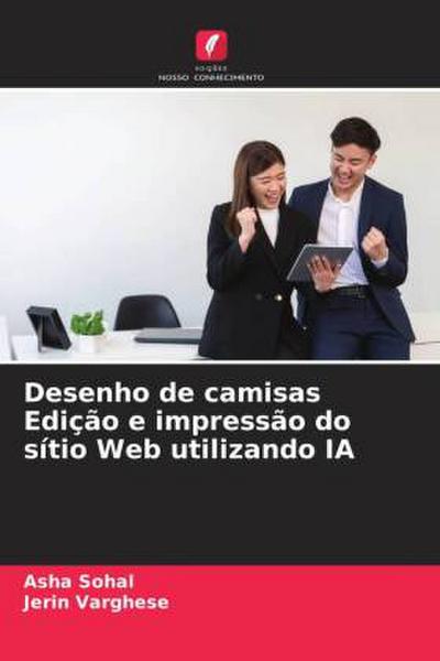 Desenho de camisas Edição e impressão do sítio Web utilizando IA