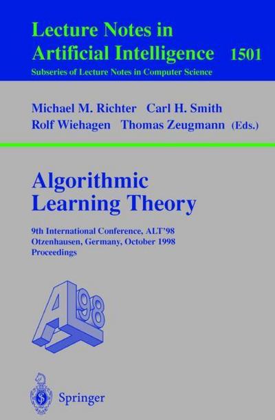 Algorithmic Learning Theory