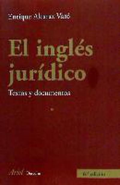El inglés jurídico : textos y documentos