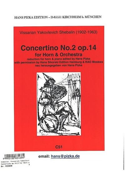 Concertino op.14,2für Horn und Orchester