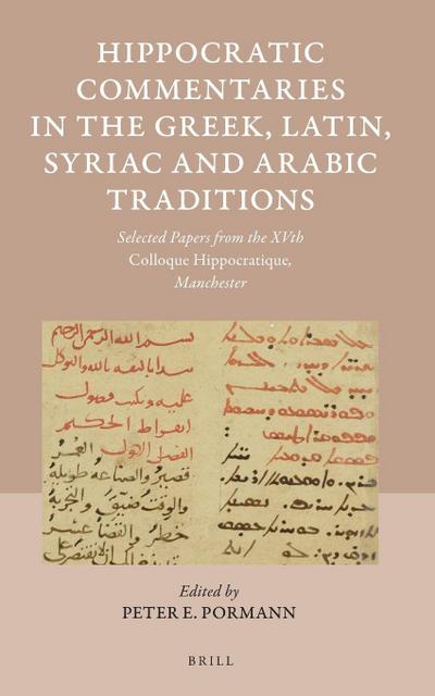 Hippocratic Commentaries in the Greek, Latin, Syriac and Arabic Traditions