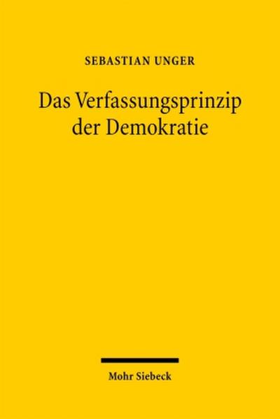 Das Verfassungsprinzip der Demokratie