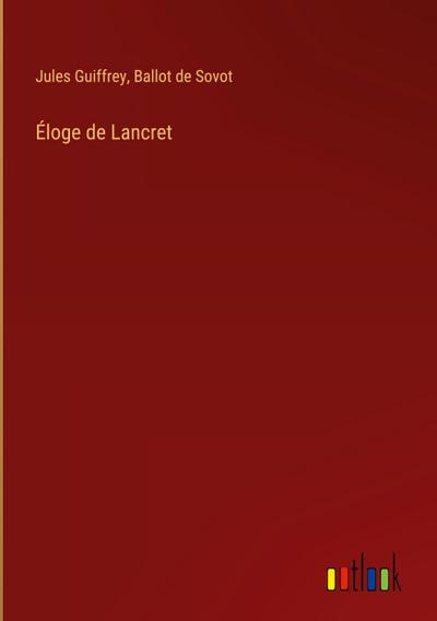 Éloge de Lancret