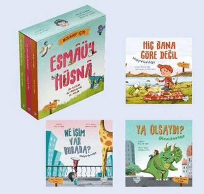 Minikler Icin Esmaül Hüsna Seti 3 Cift Tarafli Kitap Ciltli