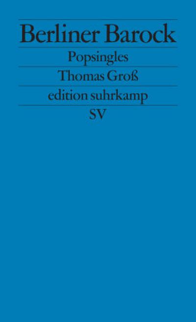Berliner Barock. Popsingles