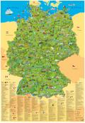 Illustrierte Deutschlandkarte