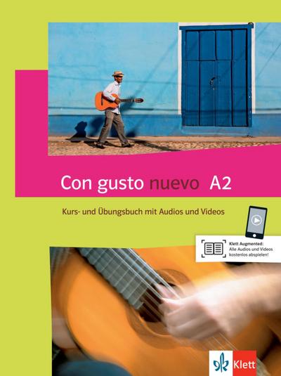 Con gusto nuevo A2. Kurs- und Übungsbuch mit Audios und Videos