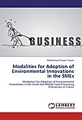 Modalities for Adoption of Environmental Innovatio