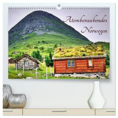Atemberaubendes Norwegen (hochwertiger Premium Wandkalender 2026 DIN A2 quer), Kunstdruck in Hochglanz