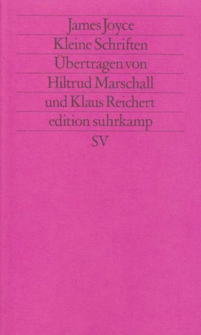 Kleine Schriften