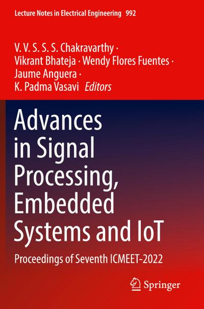 Advances in Signal Processing, Embedded Systems and IoT
