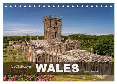 Großbritannien - Wales (Tischkalender 2026 DIN A5 quer), CALVENDO Monatskalender
