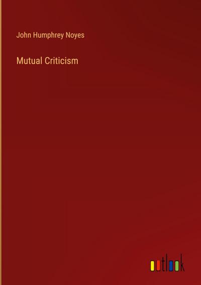Mutual Criticism