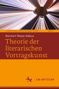 Theorie der literarischen Vortragskunst