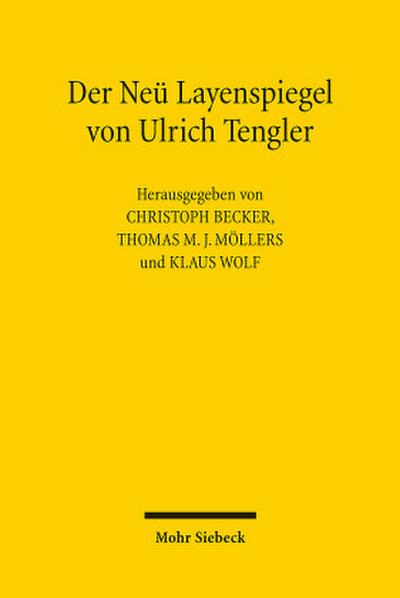Der Neü Layenspiegel von Ulrich Tengler