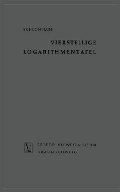 Vierstellige Logarithmentafel