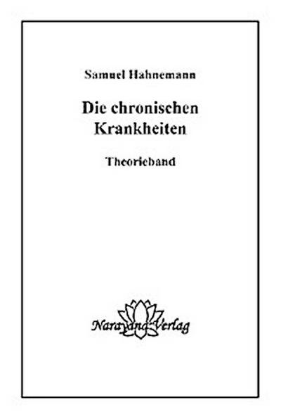 Die chronischen Krankheiten