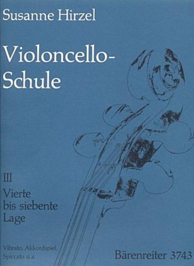 Violoncello-Schule, in 3 Bdn. Vierte bis siebente Lage