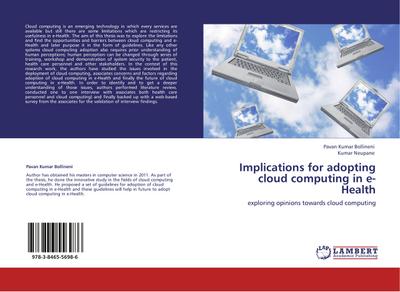 Implications for adopting cloud computing in e-Health