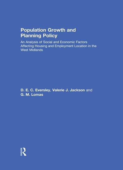 Population Growth and Planning Policy