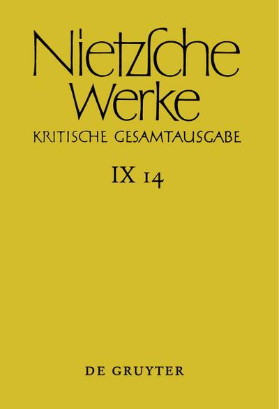 Nachbericht zur neunten Abteilung