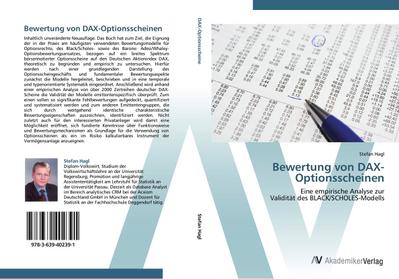 Bewertung von DAX-Optionsscheinen