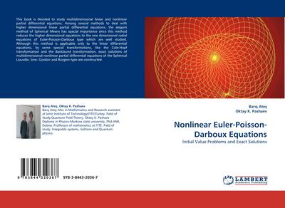 Nonlinear Euler-Poisson-Darboux Equations