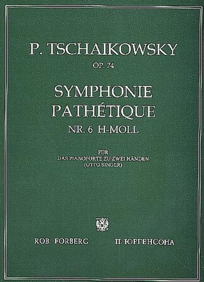 Symphonie pathétique h-MollNr.6 op.74 für Klavier