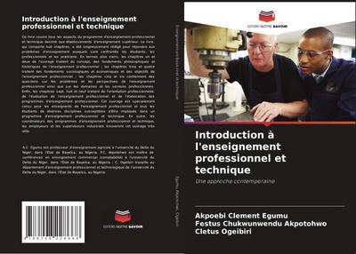 Introduction à l’enseignement professionnel et technique